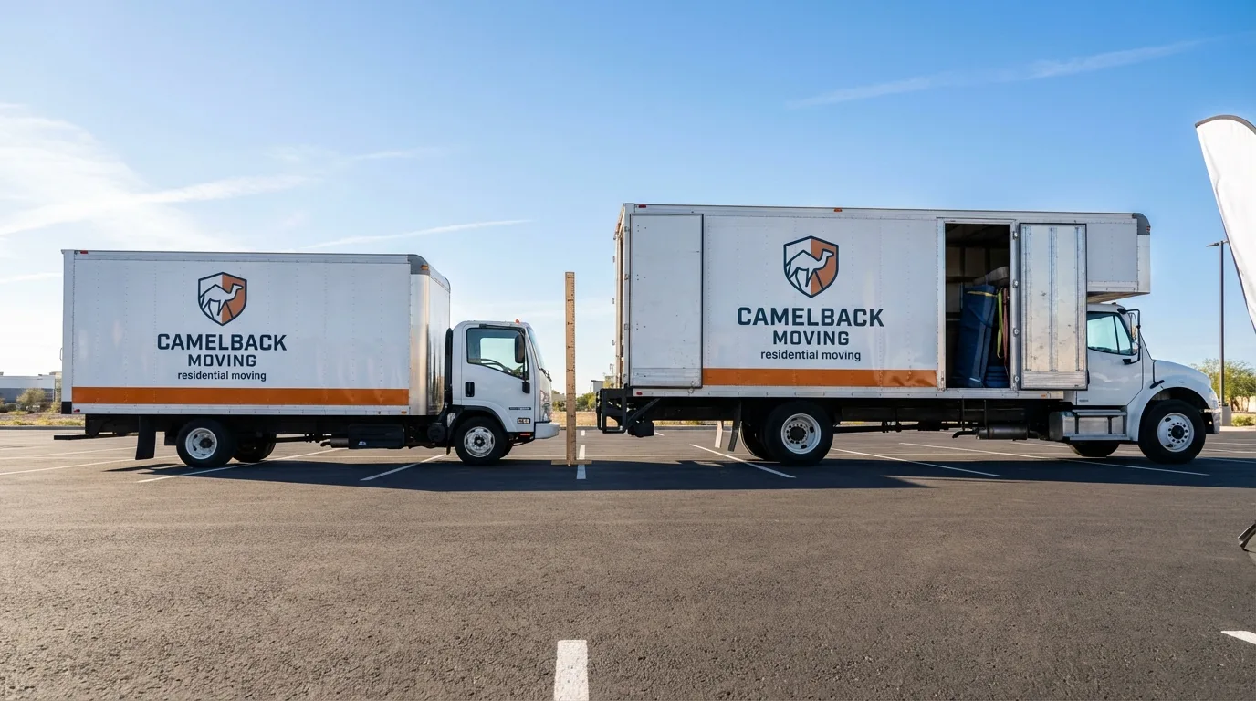 Moving truck size capacity guide in Lewistown